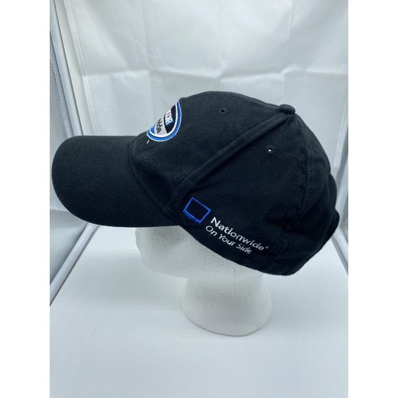 Nascar Nationwide Series Black Baseball Hat Cap Adjustable Hook Loop - Picture 4 of 6